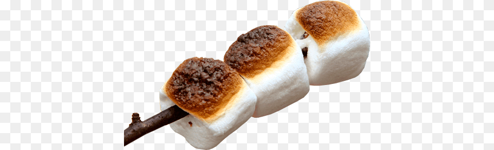 Toasted Marshmallow Roasted Marshmallow Background, Bread, Bun, Food Free Transparent Png