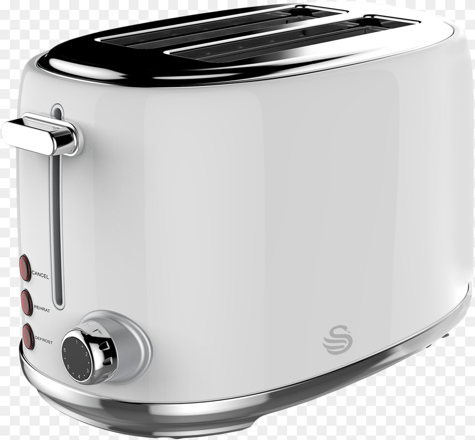 Toaster 2 Slice White, Appliance, Device, Electrical Device, Washer Free Png Download
