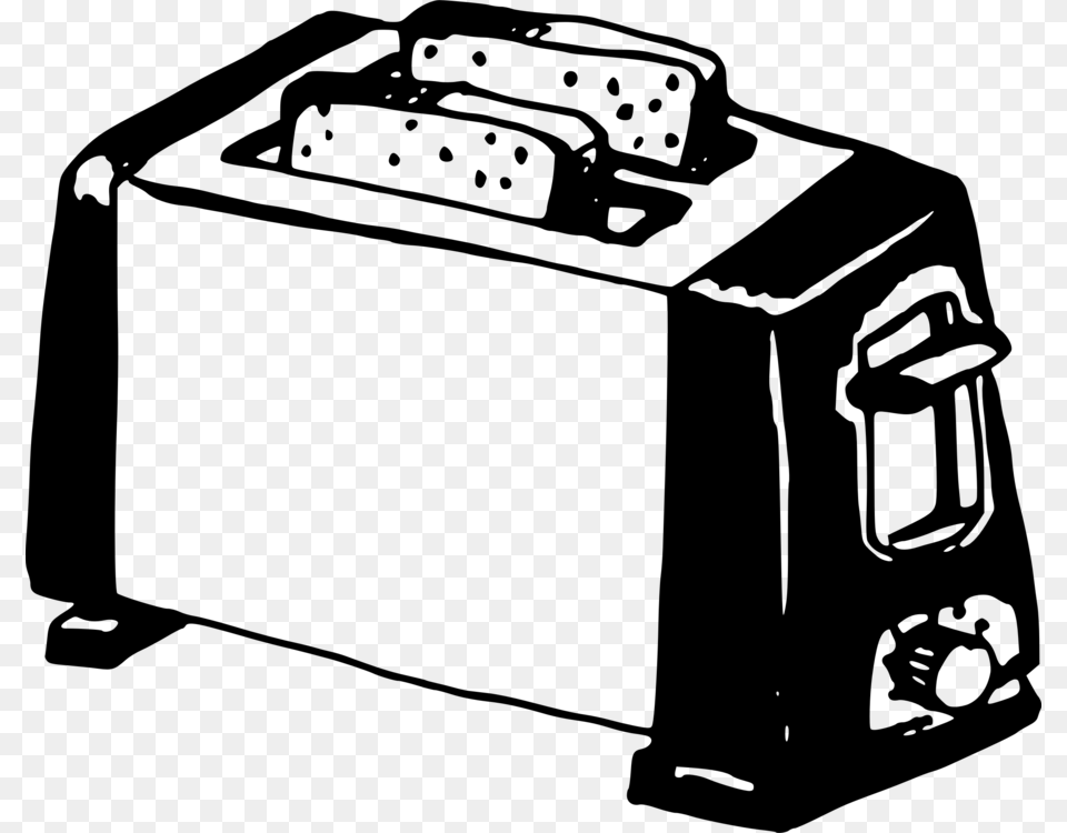 Toaster Oven Cooking Ranges Black And White Kitchen, Gray Free Png