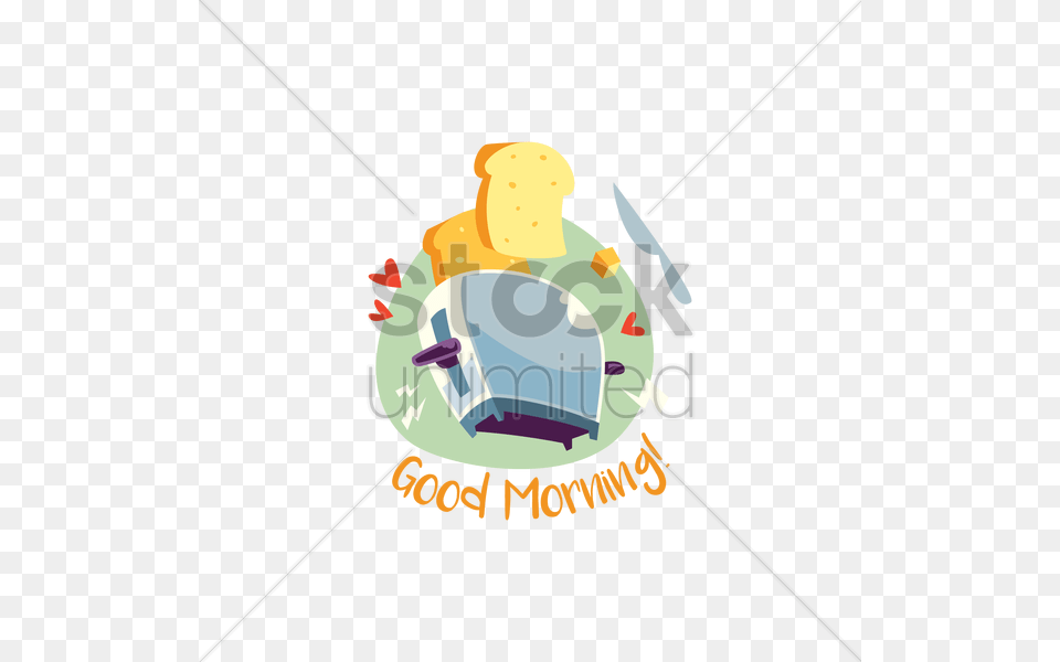 Toaster With Good Morning Text Vector Image, Cleaning, Person, People, Baby Free Transparent Png