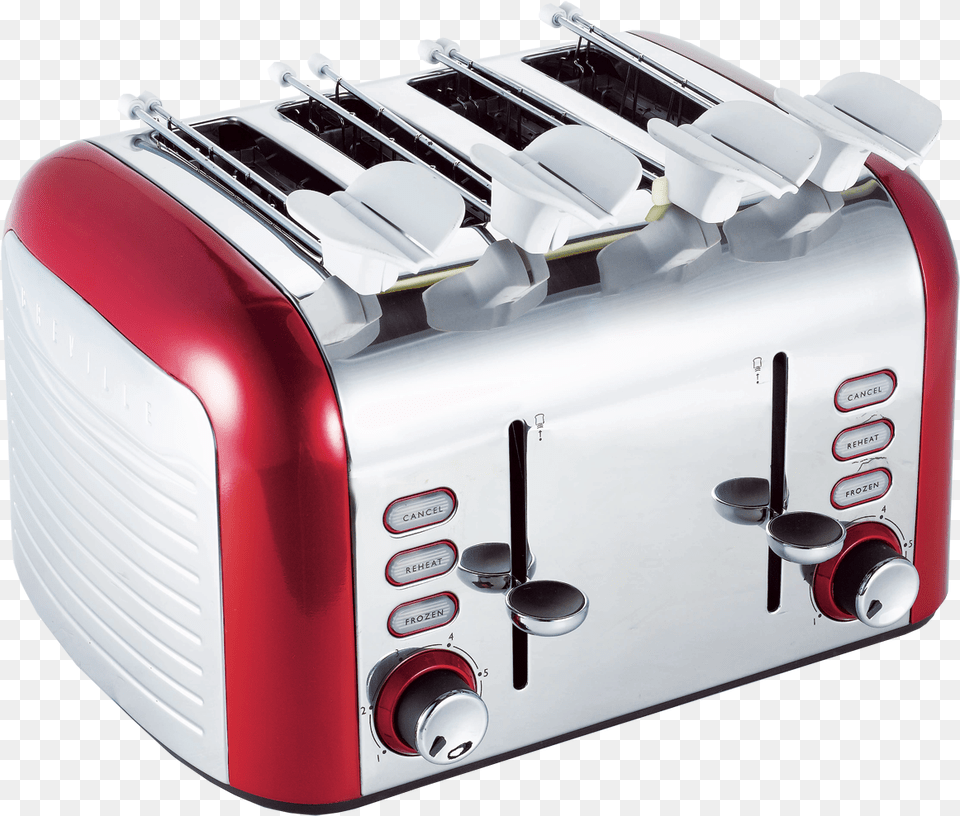 Toaster X4 Toaster, Appliance, Device, Electrical Device Png Image