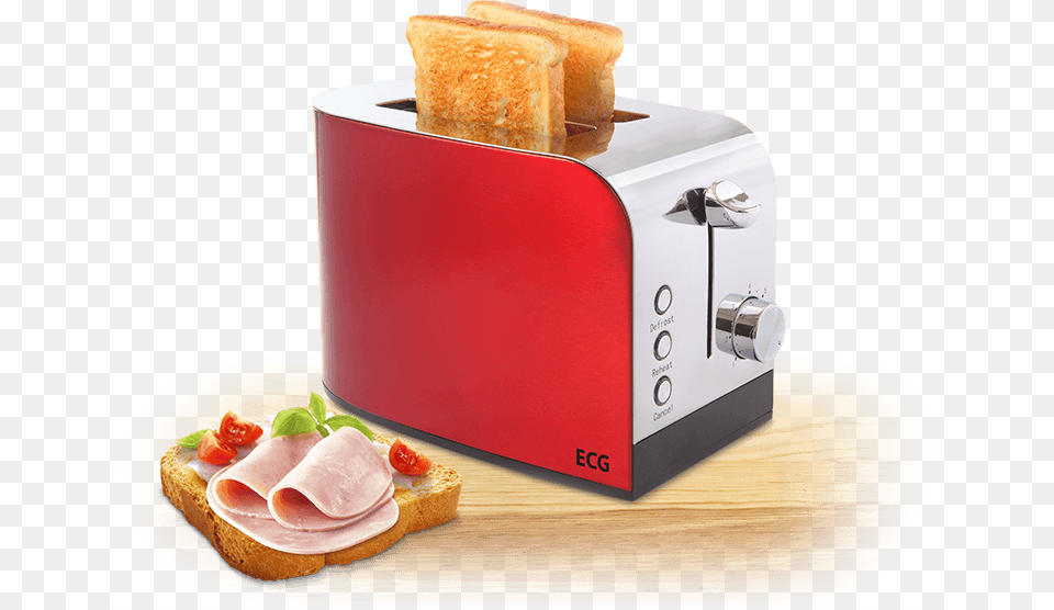 Toaster Your Way Ecg St 979 Lucid Toaster, Device, Bread, Food, Appliance Free Png