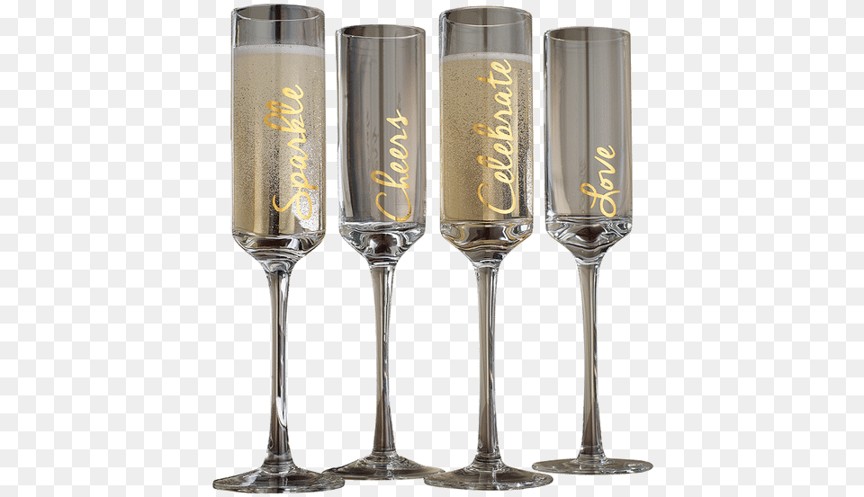 Toasting Flute Glasses Set Of Champagne Stemware, Alcohol, Beverage, Glass, Goblet Free Png Download