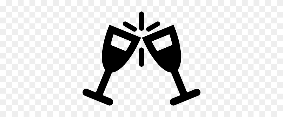Toasting Glasses Celebration Vectors Logos Icons, Gray Free Transparent Png