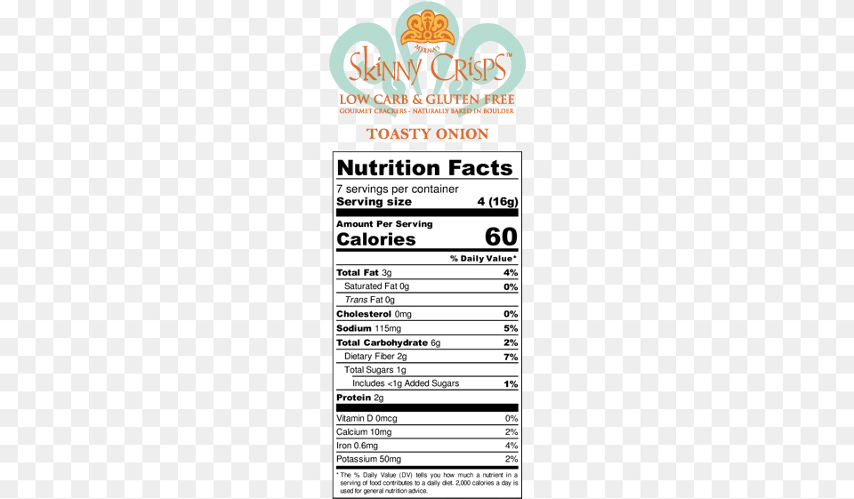Toasty Onion Nutrition Sukrin Fiber Syrup Nutrition, Advertisement, Poster, Text, Menu Free Png Download