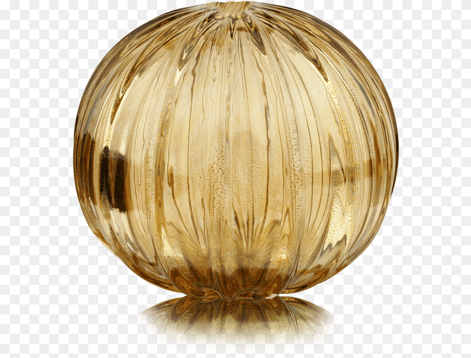 Tobacco Amp Gold Leaf Sphere, Jar, Lamp, Pottery Free Png Download