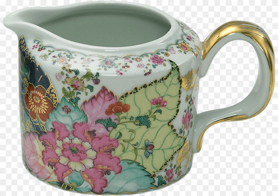 Tobacco Leaf Creamer Mottahedeh Tobacco Leaf Creamer Multi, Art, Jug, Porcelain, Pottery Free Png