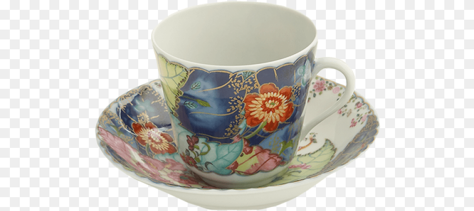 Tobacco Leaf Tea Cup And Saucer Teacup Png