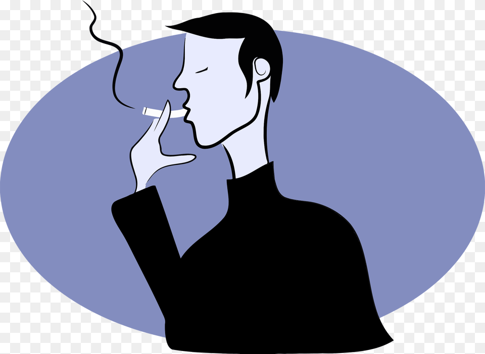 Tobacco Smoking Cigarette Clip Art Smoking Clipart, Face, Head, Person, Smoke Free Png Download