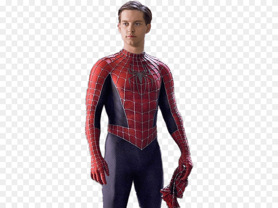 Tobey Maguire Spider Man Clip Arts Spider Man Tobey Maguire, Adult, Clothing, Costume, Long Sleeve Png Image