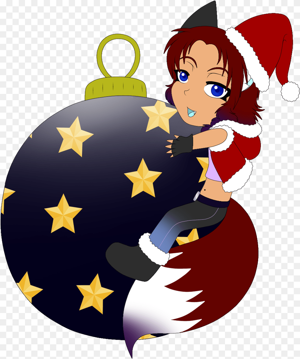 Tobi Christmas Ball Chibi Cartoon, Baby, Person, Face, Head Png Image