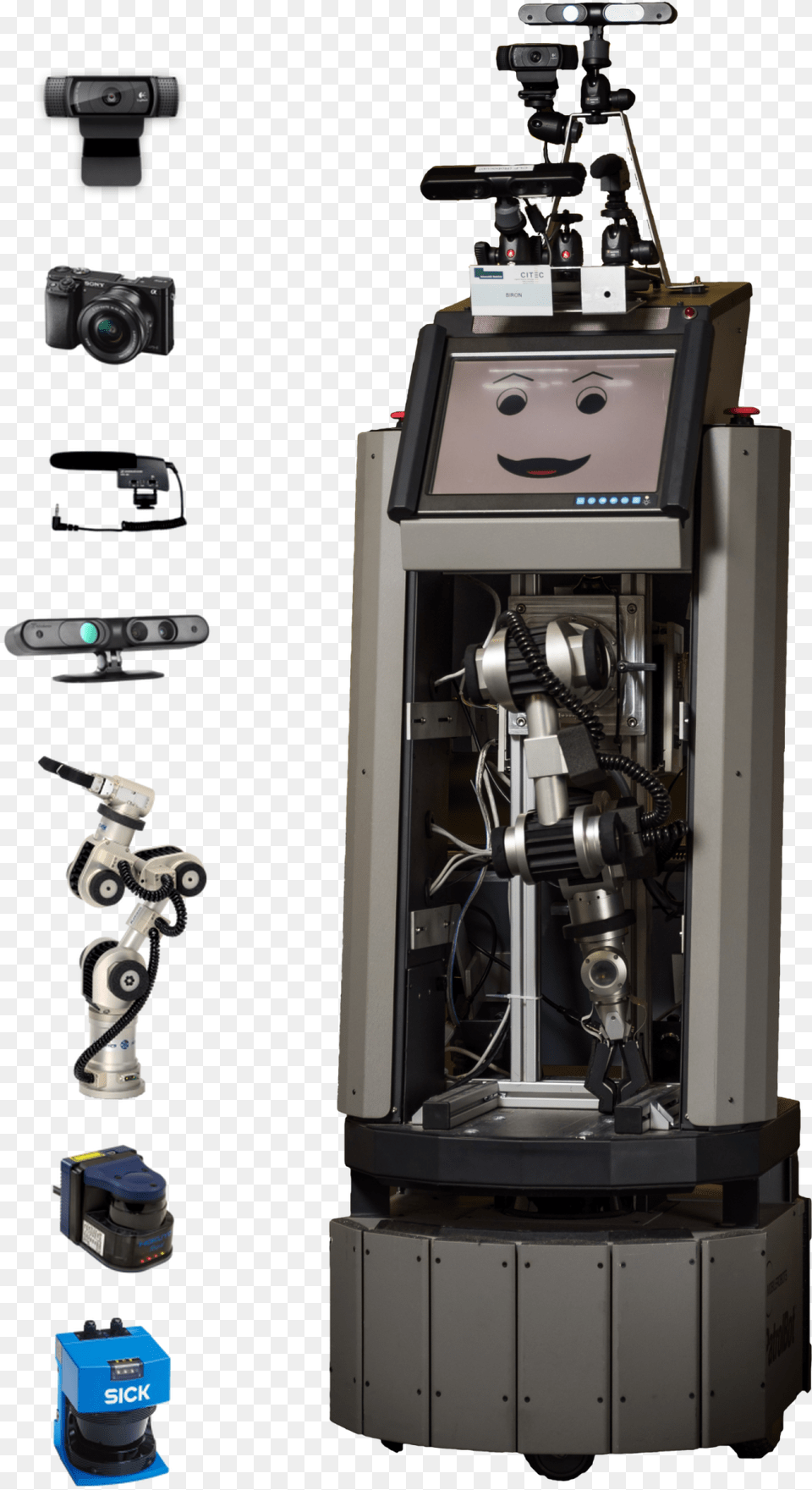 Tobi Platform Tobi Robocup Home, Robot, Camera, Electronics Free Png