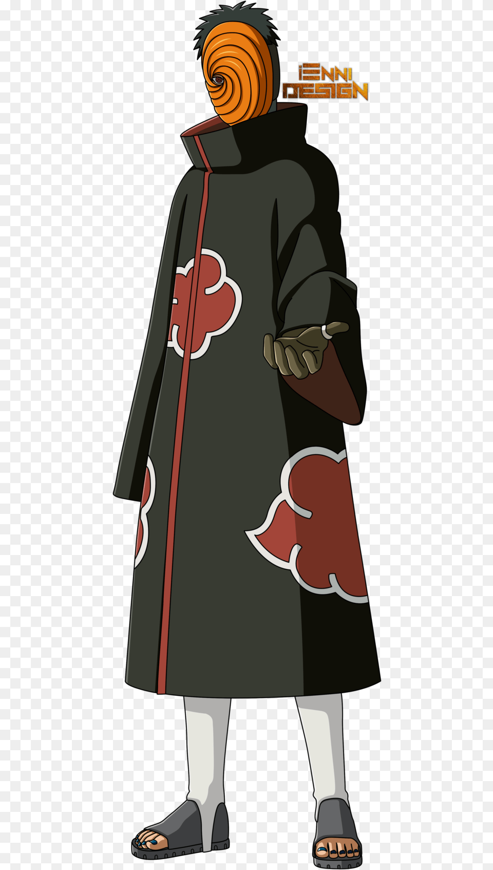 Tobi Sticker Tobi Full Body Naruto, Clothing, Coat, Fashion, Adult Free Transparent Png