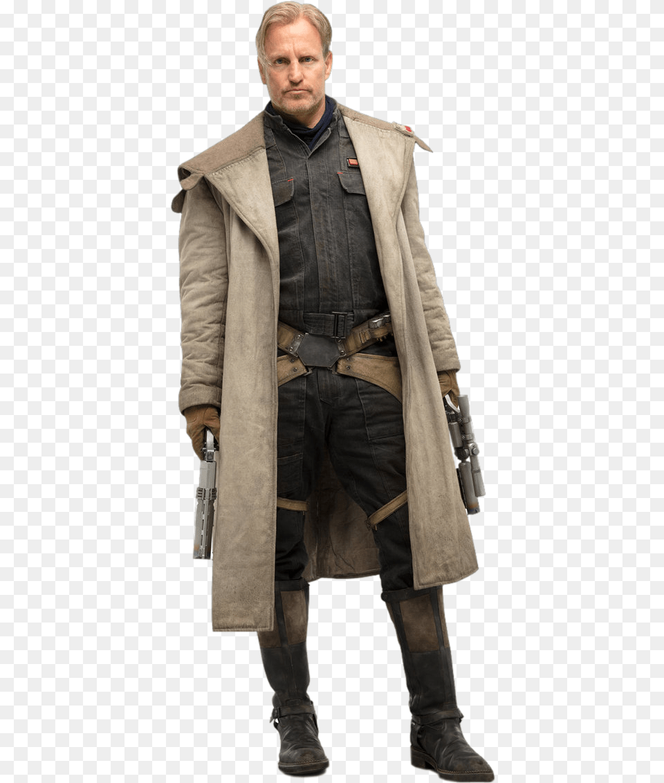 Tobias Beckett Solo A Star Wars Story Cut Out Characters Star Wars Tobias Beckett, Clothing, Coat, Overcoat, Jacket Png Image