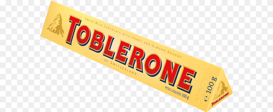 Toblerone Logo Toblerone Milk Chocolate, Food, Sweets Free Png Download