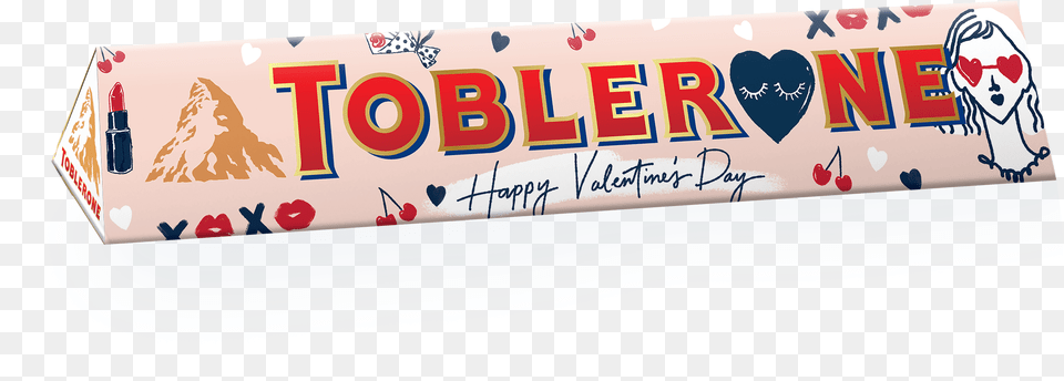 Toblerone White Chocolate Sleeve Designed By Soleil Toblerone Valentine Day Pack, Baby, Person, Face, Head Free Transparent Png