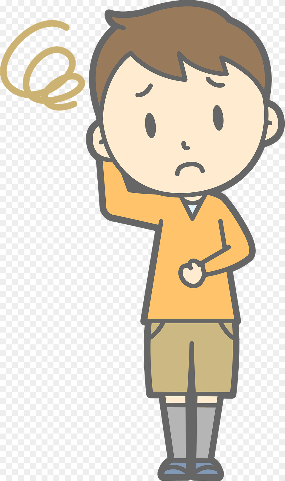 Toby Little Boy Is Troubled Clipart, Clothing, Coat, Face, Head Free Transparent Png