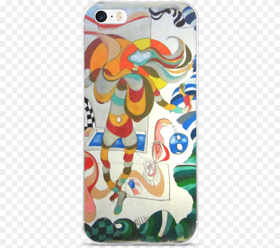 Tock Tick Lady Mobile Phone Case, Art, Painting, Home Decor, Baby Png Image