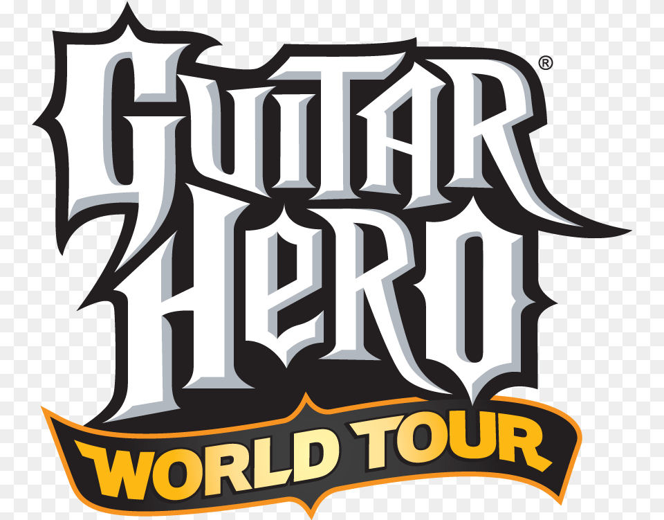 Today Guitar Hero Publisher Activision Revealed Guitar Hero World Tour Logo, Text, Book, Publication, Dynamite Free Png