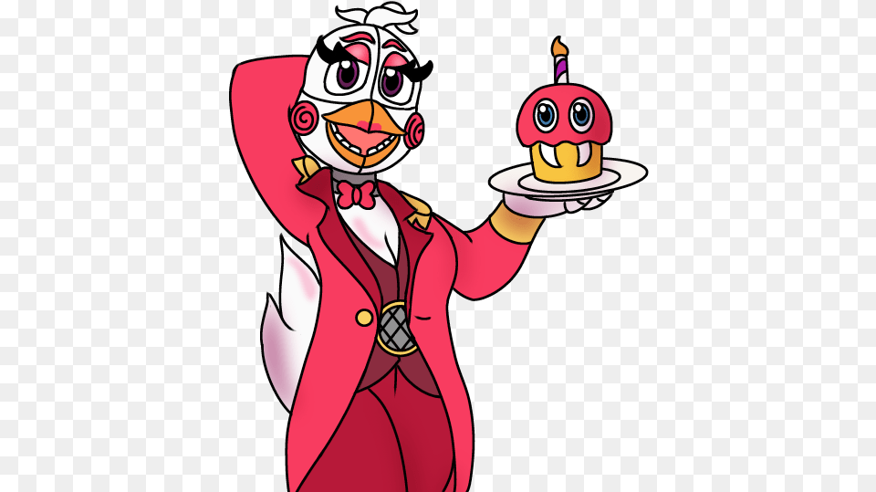 Today Is All About Me Me Me Redesigned Funtime Chica Cartoon, Adult, Female, Person, Woman Free Png