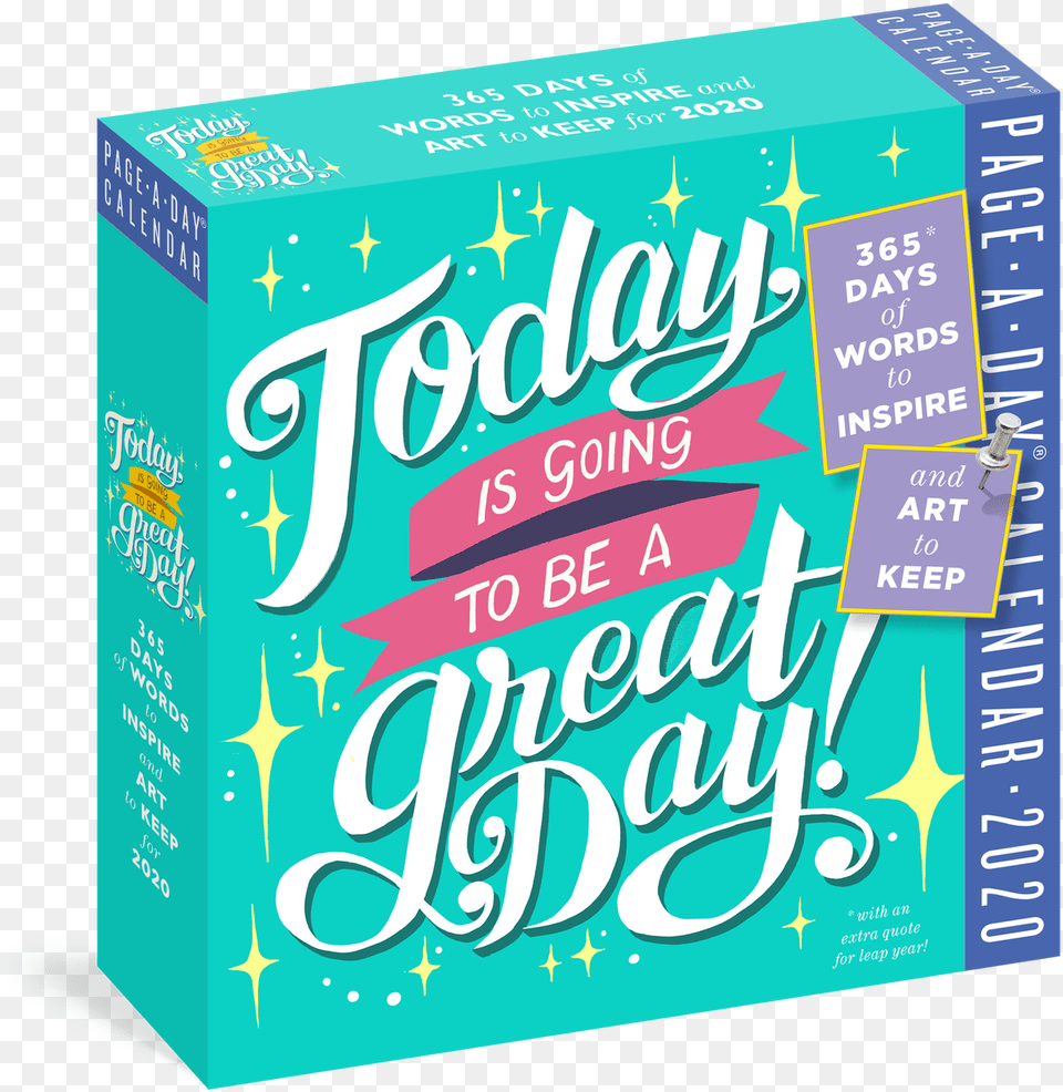 Today Is Going To Be A Great Day Wall Calendar 2019, Book, Publication Png Image