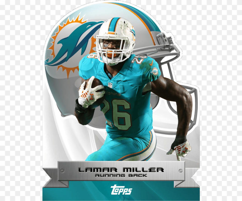 Todd Gurley Miami Dolphins 8quot X Color Helmet Magnet, Sport, American Football, Playing American Football, Person Png Image