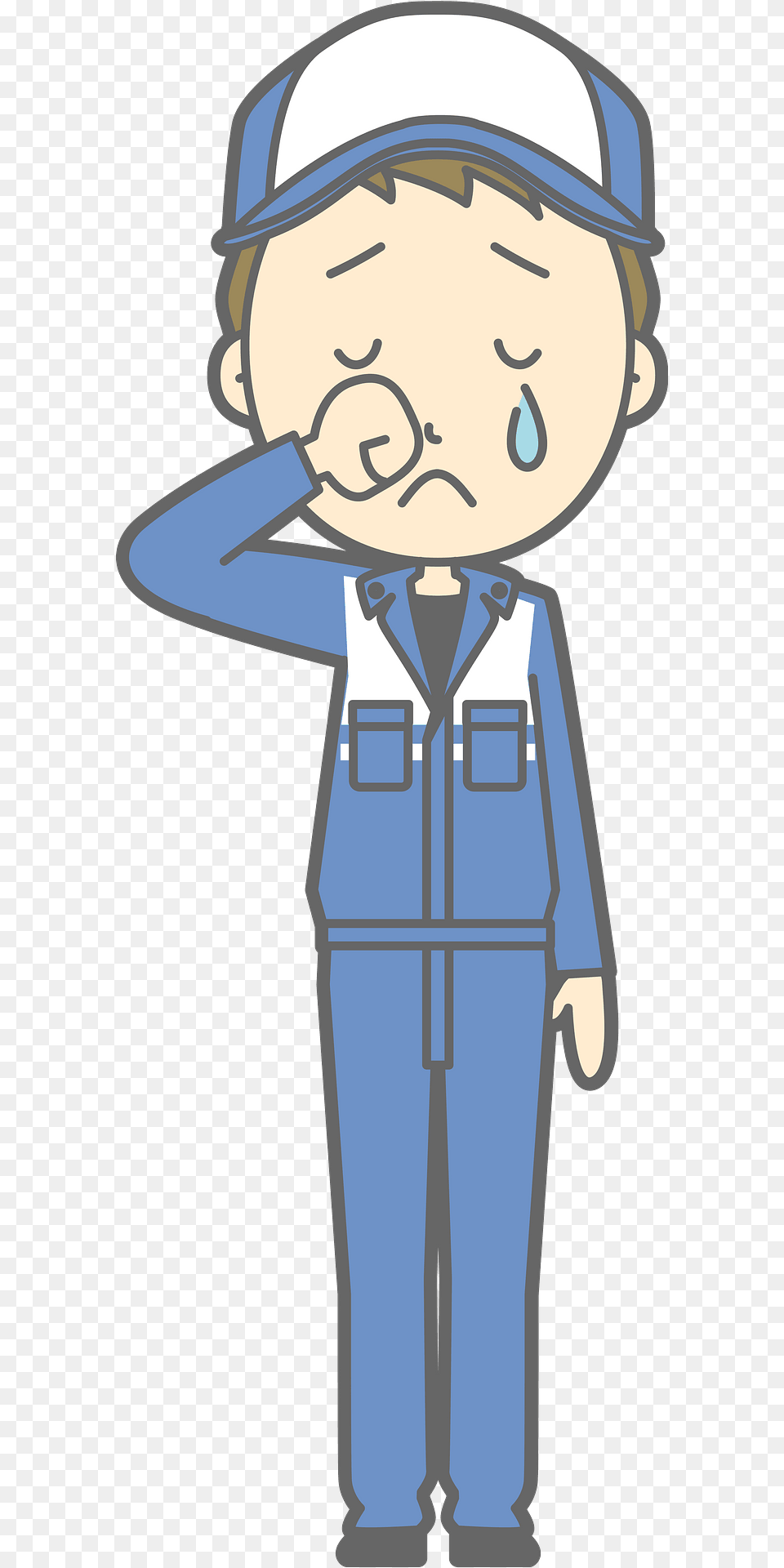Todd Mechanic Man Is Crying Clipart, Face, Head, Person Free Png