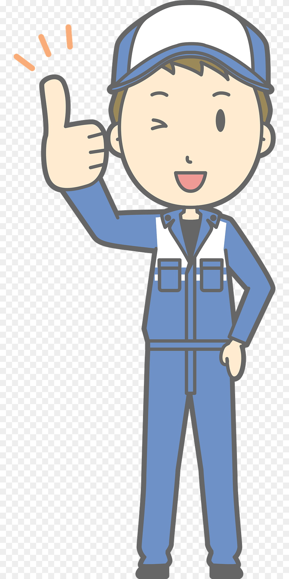 Todd Mechanic Man Is Giving Thumbs Up Clipart, Baby, Face, Head, Person Png Image