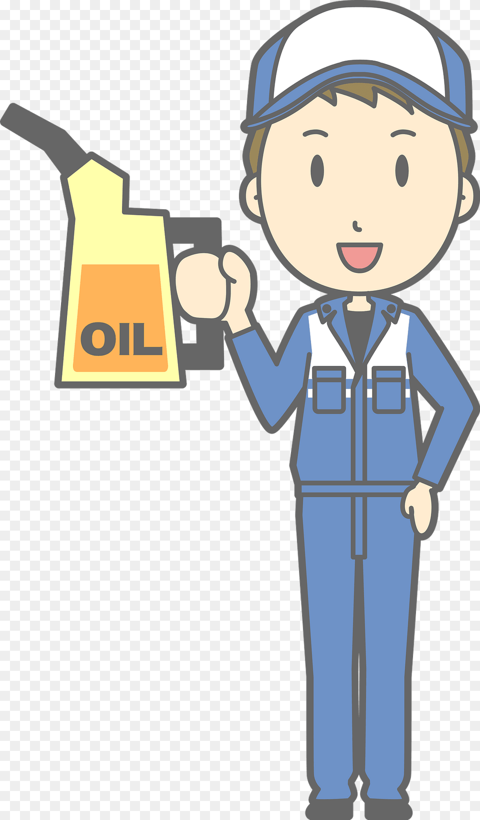 Todd Mechanic Man Is Holding An Oil Can Clipart, Baby, Person, Face, Head Png Image