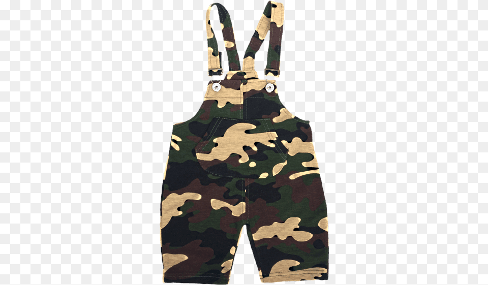 Toddler Camo Overalls Garment, Military, Military Uniform, Clothing, Pants Png Image