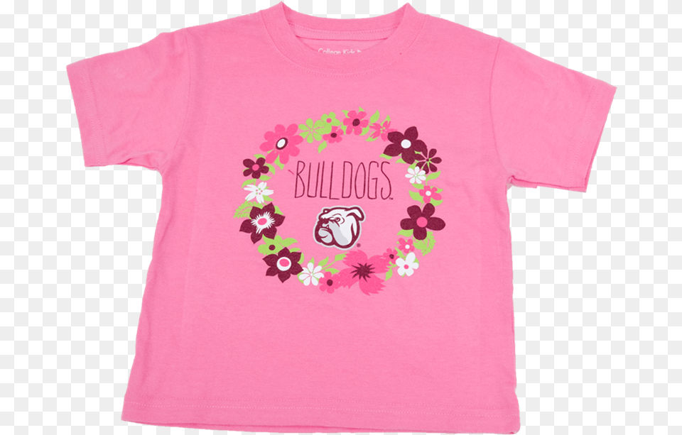 Toddler Flower Circle Short Sleeve Tee Sleeve, Clothing, Shirt, T-shirt Png Image