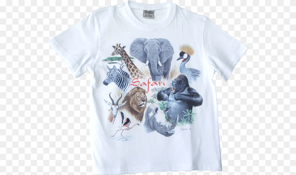 Toddler Safari T Shirts, T-shirt, Clothing, Animal, Wildlife Png Image