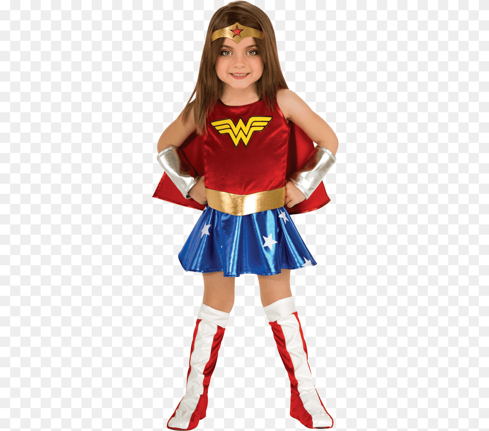 Toddler Wonder Woman Costume Wonder Woman Toddler Costume, Cape, Clothing, Person, Child Free Png