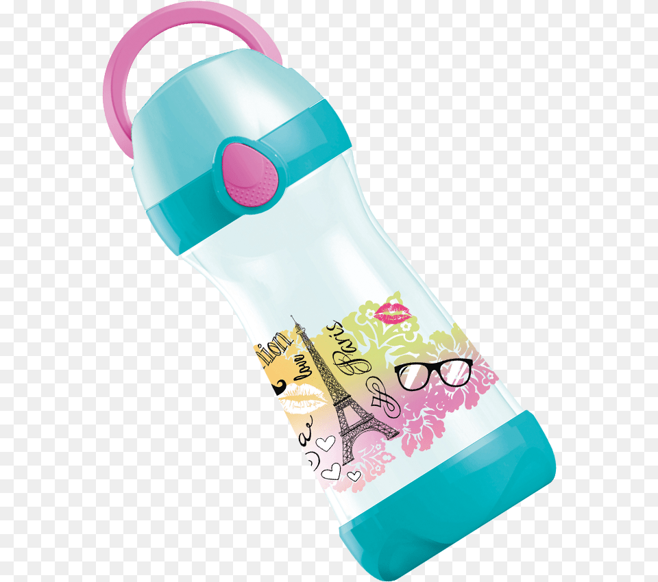 Todo Botella De Agua Maped, Bottle, Water Bottle, Accessories, Glasses Free Png Download