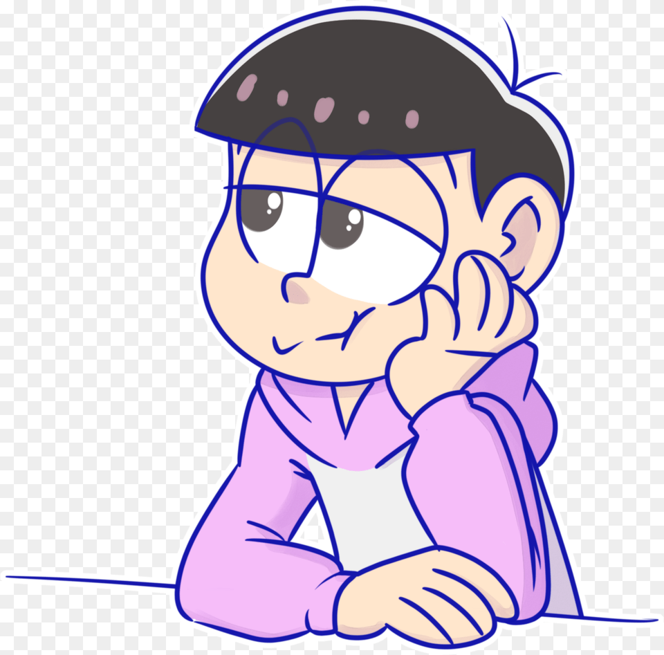 Todomatsu Matsunototty Art Cartoon, Baby, Person, Face, Head Png