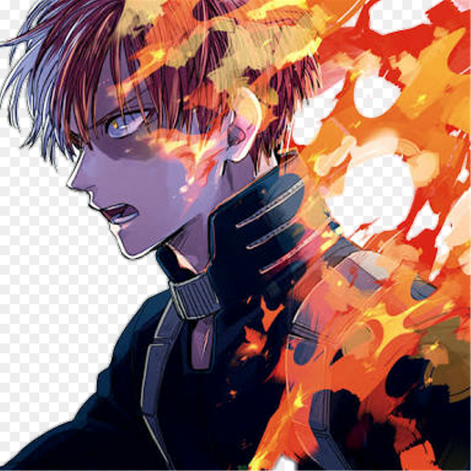 Todoroki Anime Boku No Hero Academia Todoroki Boku No Hero Fanart, Publication, Book, Comics, Adult Png Image