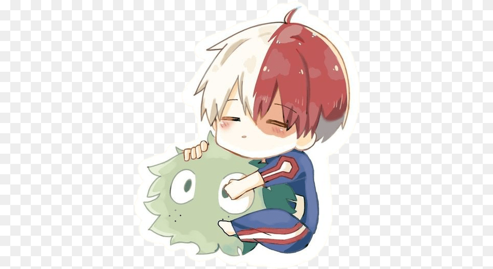 Todoroki Anime Cute Kawaii Bokunoheroacademia, Book, Comics, Publication Free Png