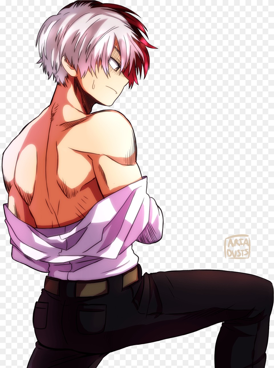 Todoroki Shouto Muscles, Book, Comics, Publication, Adult Png