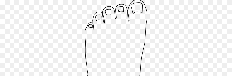 Toe Clipart, Gray Free Transparent Png