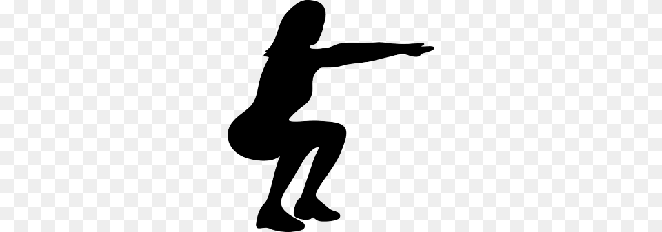 Toe Touches Exercise Clipart Free Clipart, Silhouette, Adult, Female, Person Png