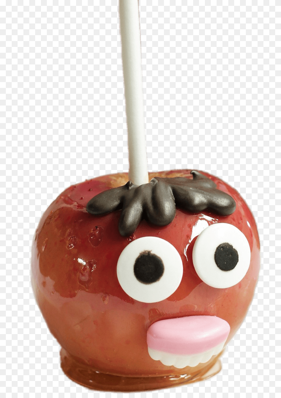 Toffee Apple With A Face, Food, Sweets, Caramel, Dessert Free Png