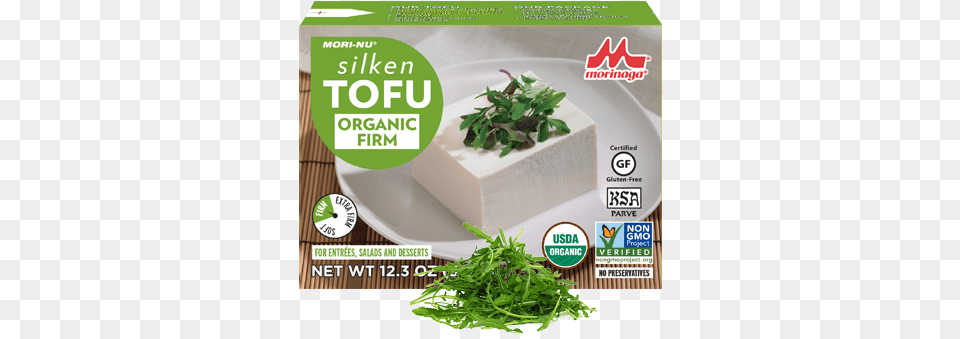 Tofu Image Organic Firm Mori Nu Silken Tofu Organic Firm 123 Oz, Plant, Herbs, Vegetable, Produce Free Png