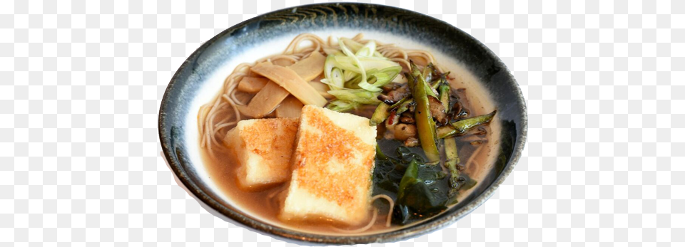 Tofu Ramen Tofu, Bowl, Dish, Food, Meal Png