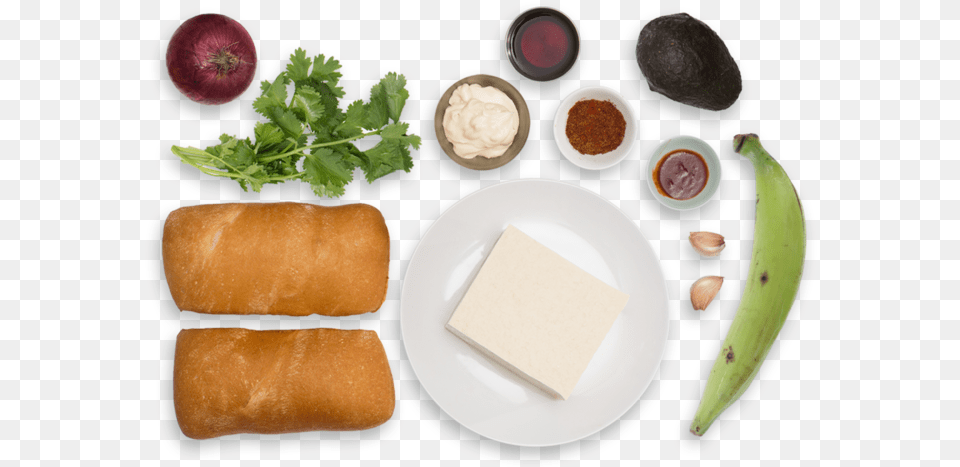Tofu Tortas Amp Tostones With Mojo Dipping Sauce Snap Pea, Meal, Food, Lunch, Herbs Free Png Download
