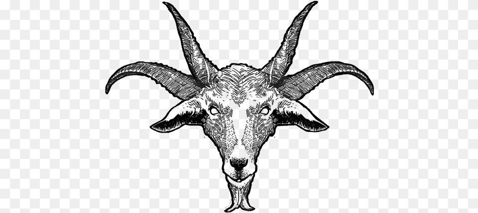 Tog Goat Goat Skull, Silhouette, Person Free Png