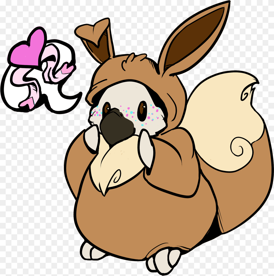 Togekiss In An Eevee Kigu Eevee, Cartoon, Baby, Person, Animal Free Png Download