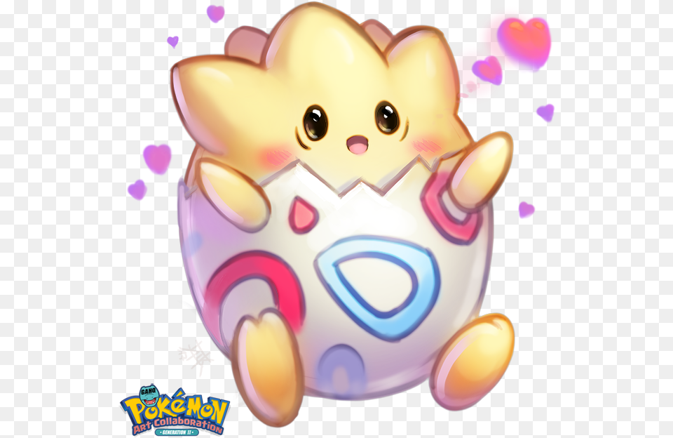 Togepi Used Charm By Cubehero Togepi, Toy, Plush Png Image