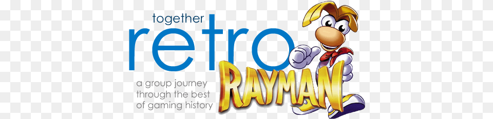 Together Retro Game Club Rayman Free Png Download