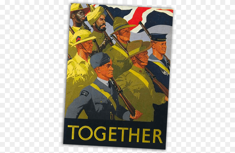 Together Ww2 Poster, Person, People, Adult, Male Free Png Download