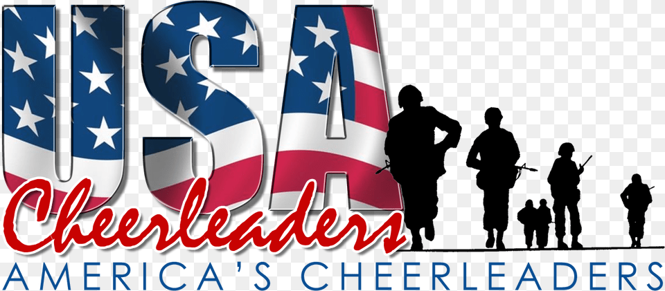 Toggle Navigation Usa Cheerleaders Logo, American Flag, Flag, Adult, Male Png Image